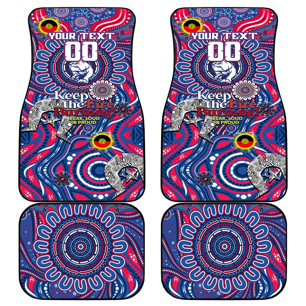 Western Bulldogs NAIDOC Week 2024 Car Mats Mascot Football