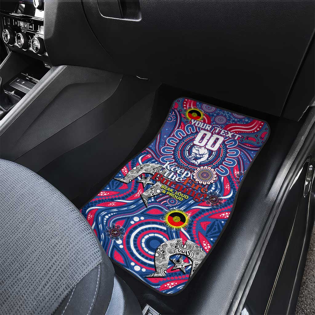 Western Bulldogs NAIDOC Week 2024 Car Mats Mascot Football