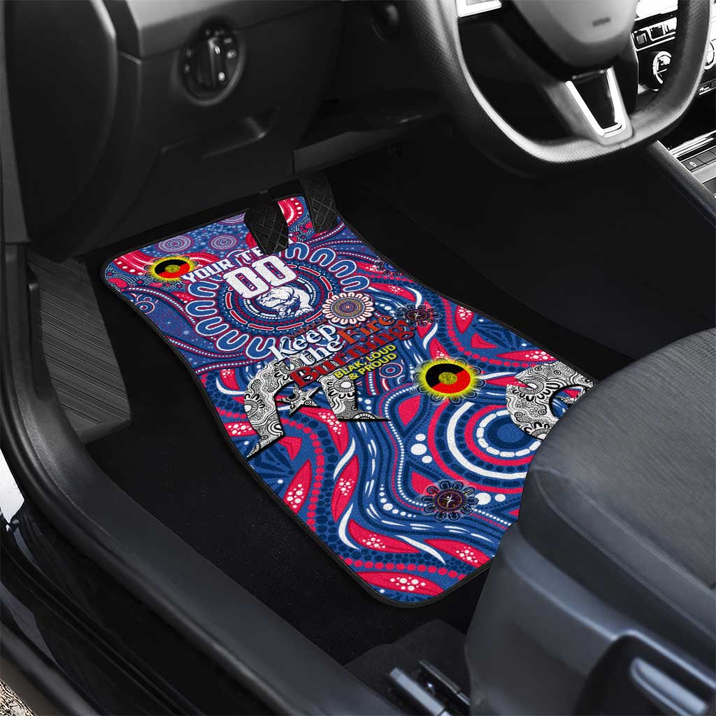 Western Bulldogs NAIDOC Week 2024 Car Mats Mascot Football