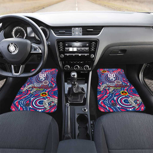 Western Bulldogs NAIDOC Week 2024 Car Mats Mascot Football