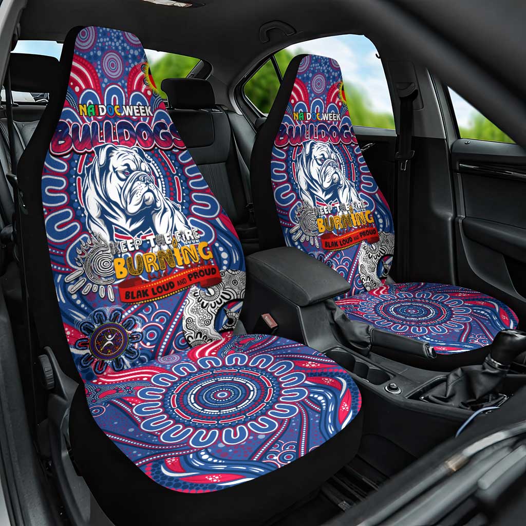 Western Bulldogs NAIDOC Week 2024 Car Seat Cover Mascot Football