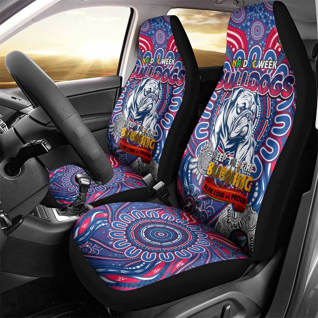 Western Bulldogs NAIDOC Week 2024 Car Seat Cover Mascot Football