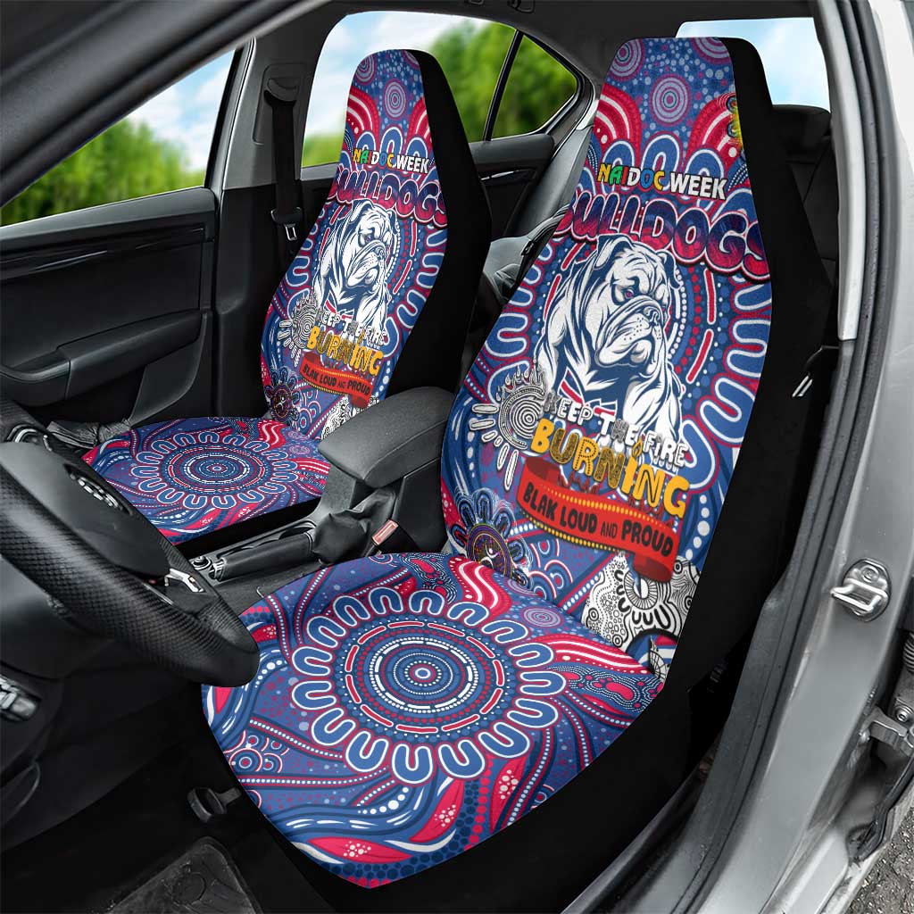 Western Bulldogs NAIDOC Week 2024 Car Seat Cover Mascot Football