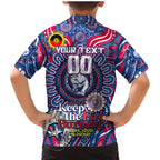 Custom Western Bulldogs NAIDOC Week 2024 Family Matching Mermaid Dress and Hawaiian Shirt Mascot Football