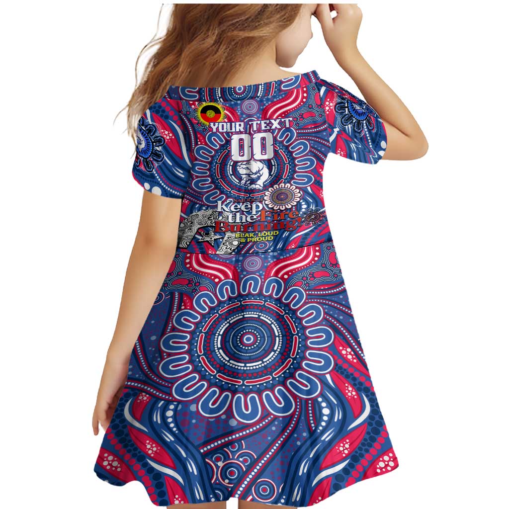 Custom Western Bulldogs NAIDOC Week 2024 Family Matching Mermaid Dress and Hawaiian Shirt Mascot Football