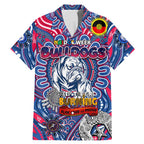 Custom Western Bulldogs NAIDOC Week 2024 Family Matching Mermaid Dress and Hawaiian Shirt Mascot Football