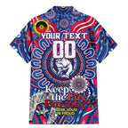 Custom Western Bulldogs NAIDOC Week 2024 Family Matching Mermaid Dress and Hawaiian Shirt Mascot Football