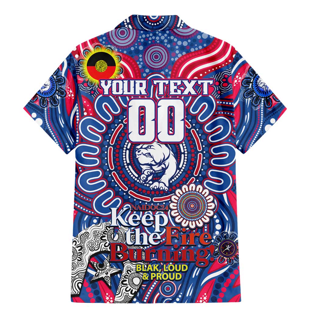 Custom Western Bulldogs NAIDOC Week 2024 Family Matching Mermaid Dress and Hawaiian Shirt Mascot Football