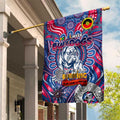 Western Bulldogs NAIDOC Week 2024 Garden Flag Mascot Football