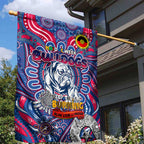 Western Bulldogs NAIDOC Week 2024 Garden Flag Mascot Football