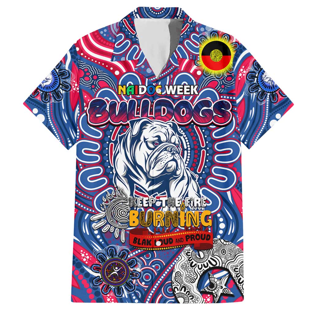 Custom Western Bulldogs NAIDOC Week 2024 Hawaiian Shirt Mascot Football