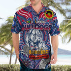 Custom Western Bulldogs NAIDOC Week 2024 Hawaiian Shirt Mascot Football