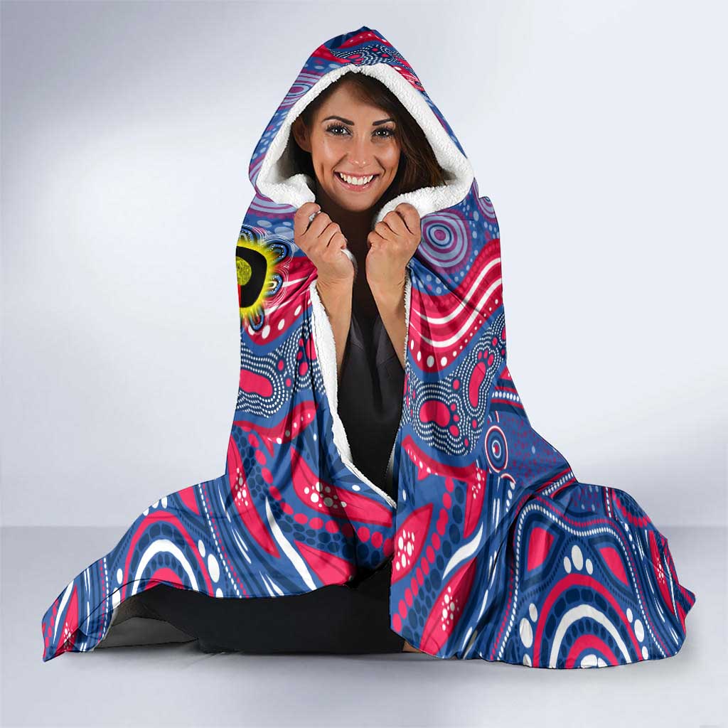 Western Bulldogs NAIDOC Week 2024 Hooded Blanket Mascot Football
