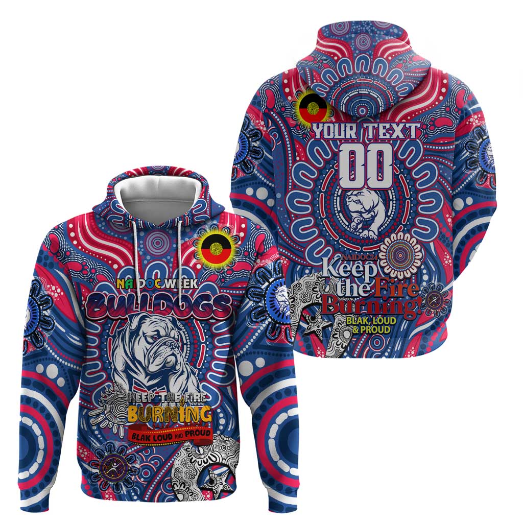 Custom Western Bulldogs NAIDOC Week 2024 Hoodie Mascot Football