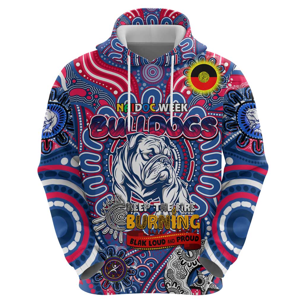 Custom Western Bulldogs NAIDOC Week 2024 Hoodie Mascot Football