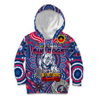Custom Western Bulldogs NAIDOC Week 2024 Kid Hoodie Mascot Football