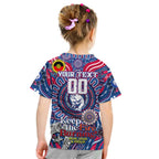 Custom Western Bulldogs NAIDOC Week 2024 Kid T Shirt Mascot Football