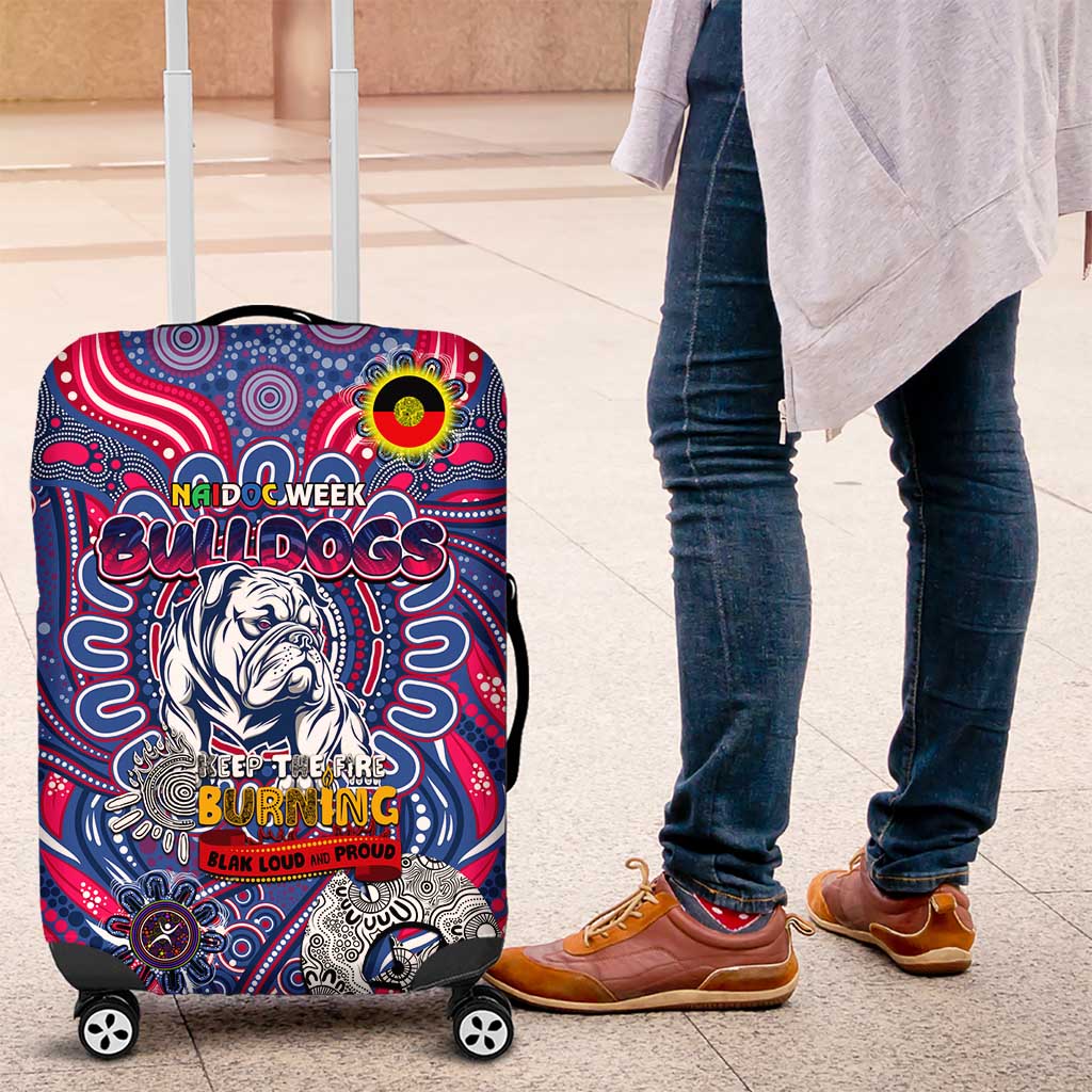 Western Bulldogs NAIDOC Week 2024 Luggage Cover Mascot Football