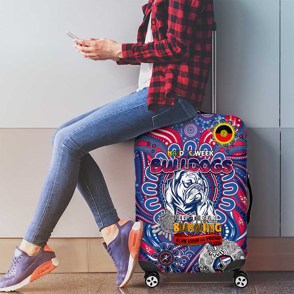 Western Bulldogs NAIDOC Week 2024 Luggage Cover Mascot Football