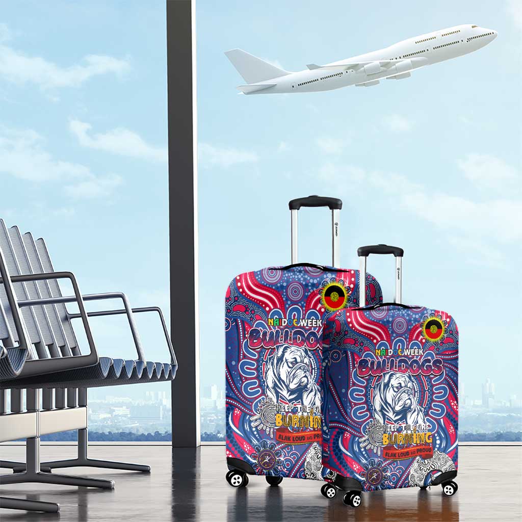 Western Bulldogs NAIDOC Week 2024 Luggage Cover Mascot Football