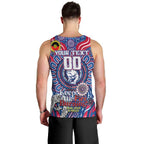 Custom Western Bulldogs NAIDOC Week 2024 Men Tank Top Mascot Football