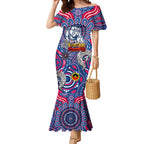 Custom Western Bulldogs NAIDOC Week 2024 Mermaid Dress Mascot Football