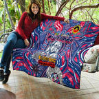 Western Bulldogs NAIDOC Week 2024 Quilt Mascot Football