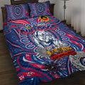 Western Bulldogs NAIDOC Week 2024 Quilt Bed Set Mascot Football
