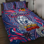 Western Bulldogs NAIDOC Week 2024 Quilt Bed Set Mascot Football