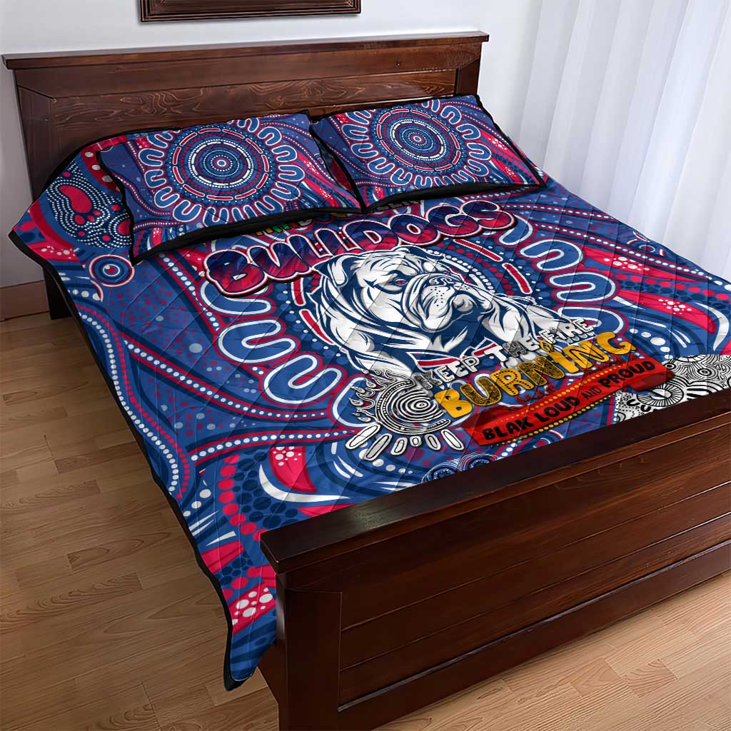 Western Bulldogs NAIDOC Week 2024 Quilt Bed Set Mascot Football