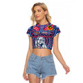 Custom Western Bulldogs NAIDOC Week 2024 Raglan Cropped T Shirt Mascot Football
