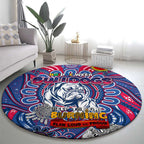 Western Bulldogs NAIDOC Week 2024 Round Carpet Mascot Football