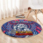 Western Bulldogs NAIDOC Week 2024 Round Carpet Mascot Football