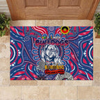 Western Bulldogs NAIDOC Week 2024 Rubber Doormat Mascot Football
