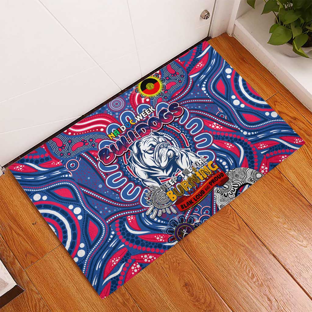 Western Bulldogs NAIDOC Week 2024 Rubber Doormat Mascot Football