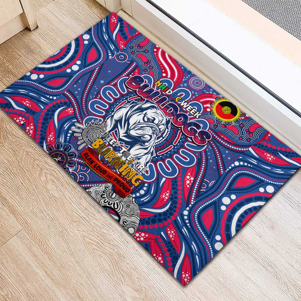 Western Bulldogs NAIDOC Week 2024 Rubber Doormat Mascot Football