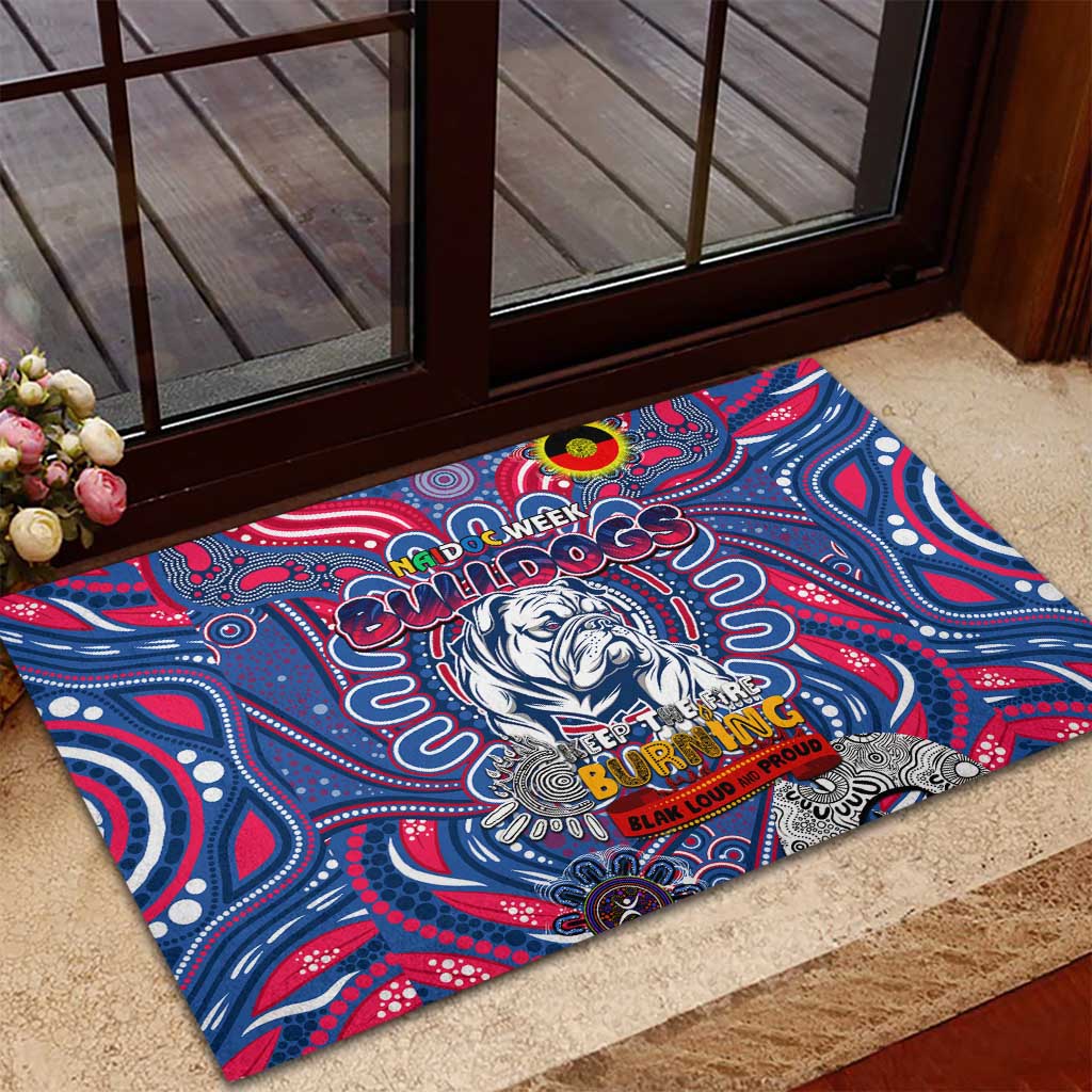 Western Bulldogs NAIDOC Week 2024 Rubber Doormat Mascot Football