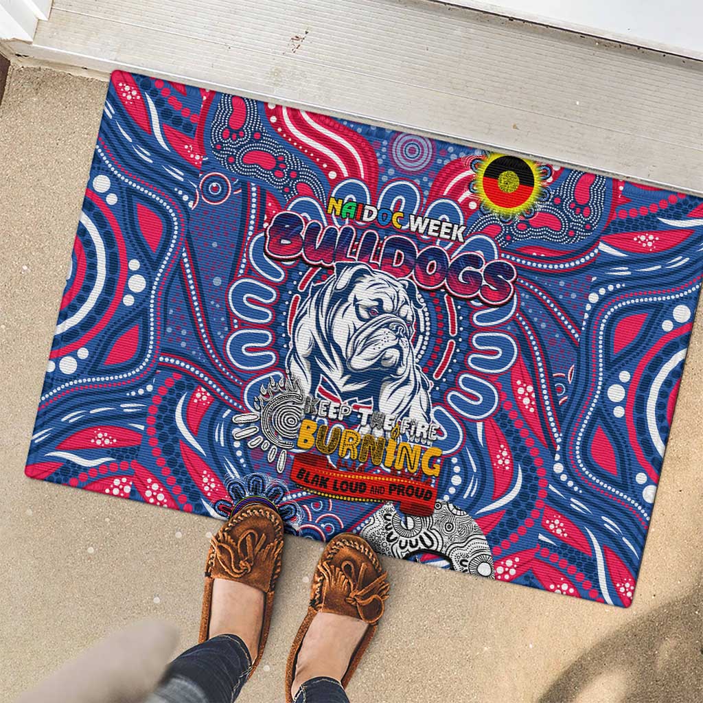 Western Bulldogs NAIDOC Week 2024 Rubber Doormat Mascot Football