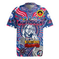 Custom Western Bulldogs NAIDOC Week 2024 Rugby Jersey Mascot Football