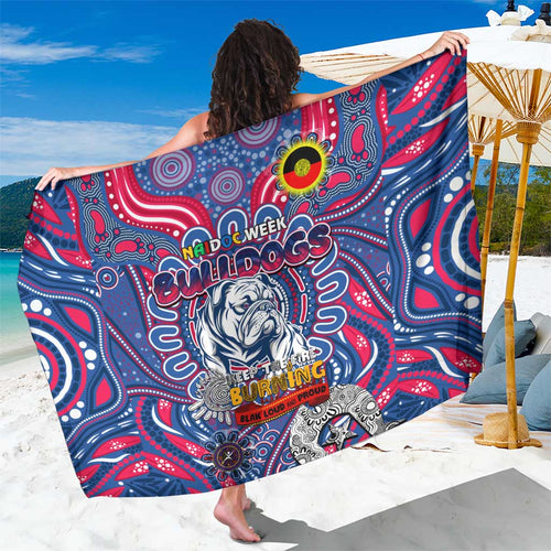 Western Bulldogs NAIDOC Week 2024 Sarong Mascot Football