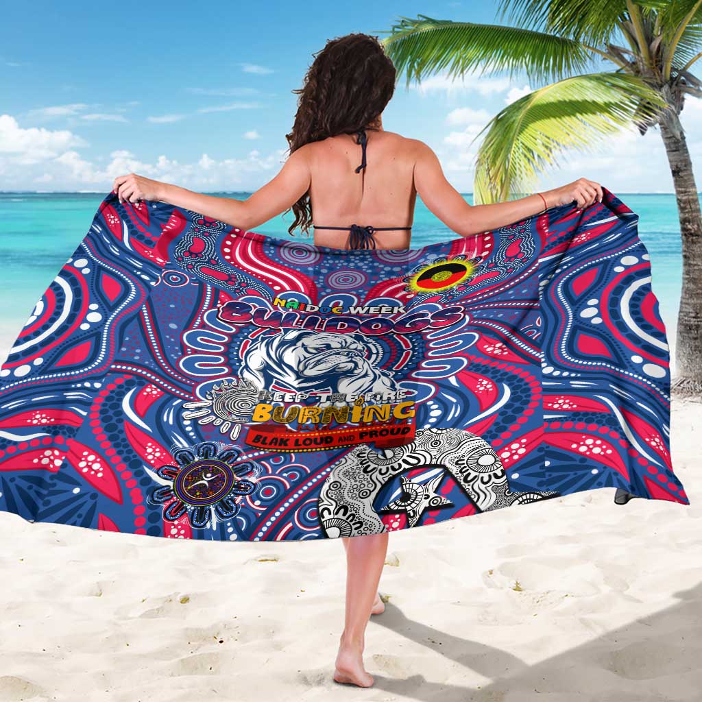 Western Bulldogs NAIDOC Week 2024 Sarong Mascot Football