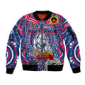 Custom Western Bulldogs NAIDOC Week 2024 Sleeve Zip Bomber Jacket Mascot Football