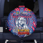 Western Bulldogs NAIDOC Week 2024 Spare Tire Cover Mascot Football