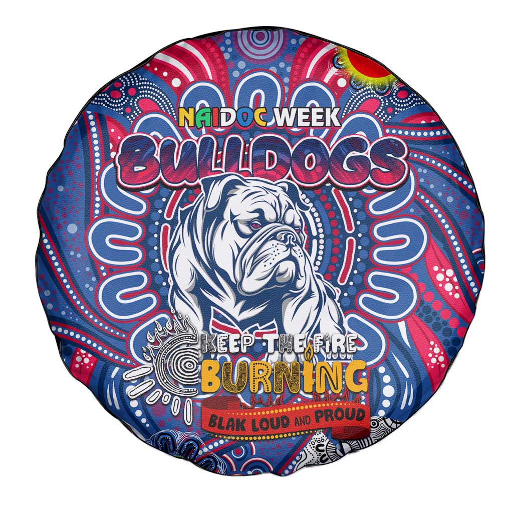 Western Bulldogs NAIDOC Week 2024 Spare Tire Cover Mascot Football