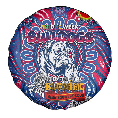 Western Bulldogs NAIDOC Week 2024 Spare Tire Cover Mascot Football