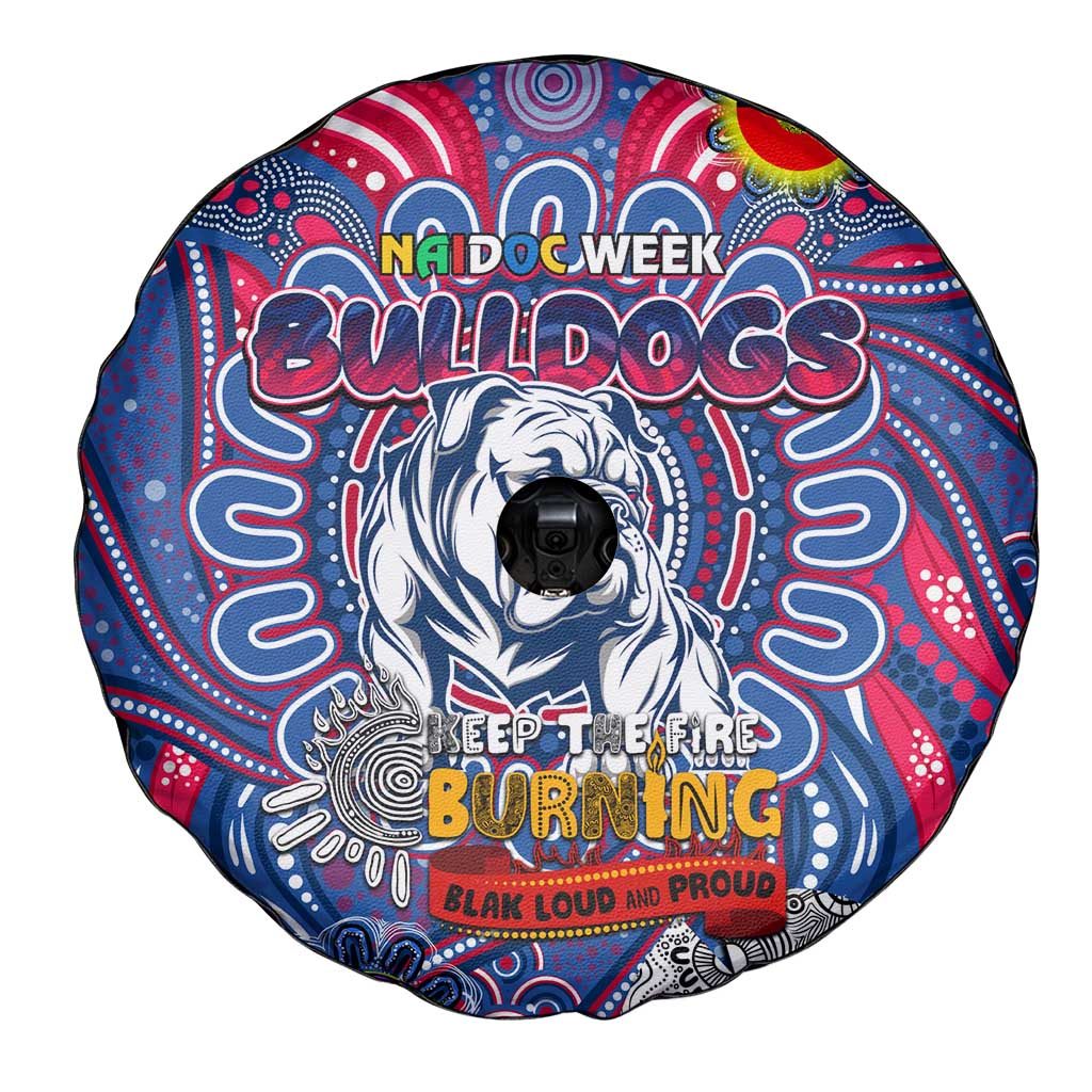 Western Bulldogs NAIDOC Week 2024 Spare Tire Cover Mascot Football