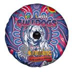 Western Bulldogs NAIDOC Week 2024 Spare Tire Cover Mascot Football