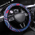 Western Bulldogs NAIDOC Week 2024 Steering Wheel Cover Mascot Football
