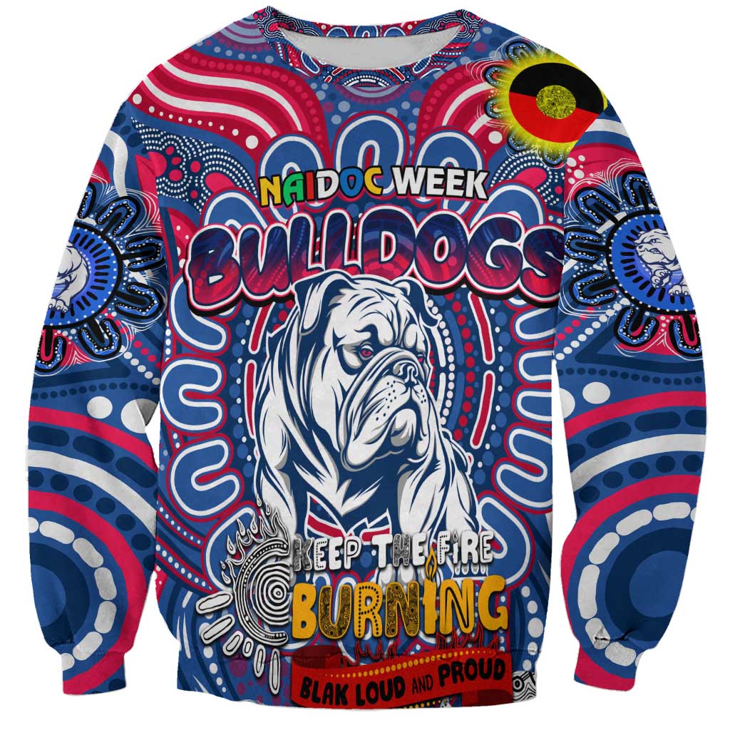 Custom Western Bulldogs NAIDOC Week 2024 Sweatshirt Mascot Football
