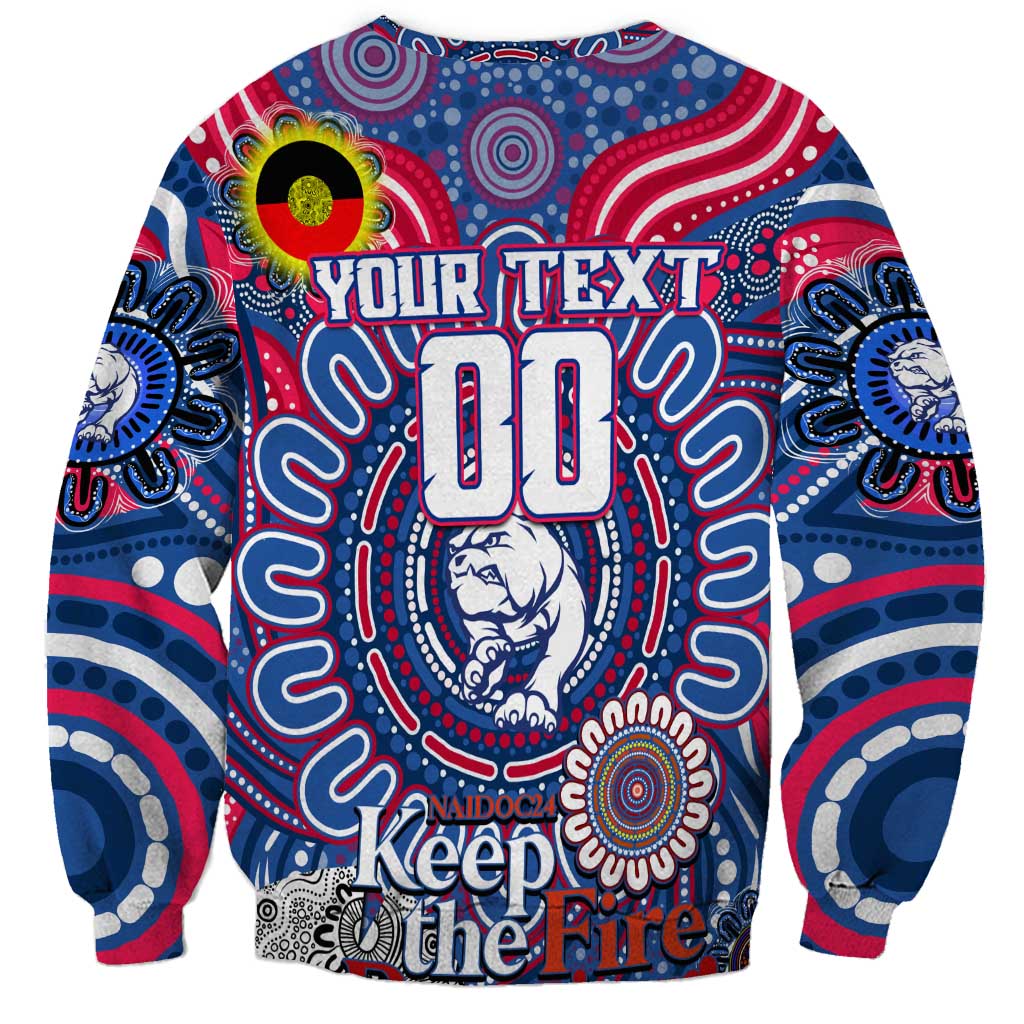 Custom Western Bulldogs NAIDOC Week 2024 Sweatshirt Mascot Football